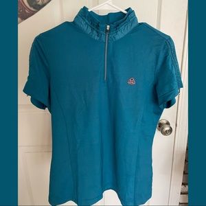 Louis Castel • Ruffled Collar Golf Polo